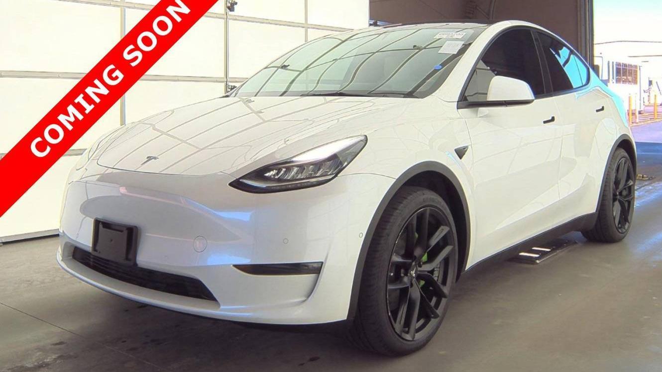 TESLA MODEL Y 2021 5YJYGDED5MF105237 image